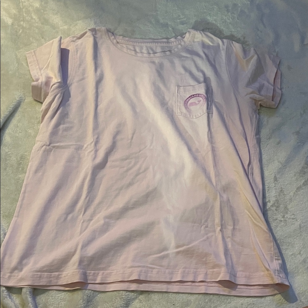 Light Pink T-Shirt with Pocket